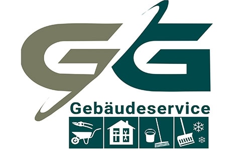 „GG Gebäudereinigung“-Logo, zur Startseite